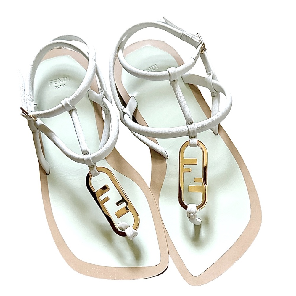 Fendi Leather Sandals